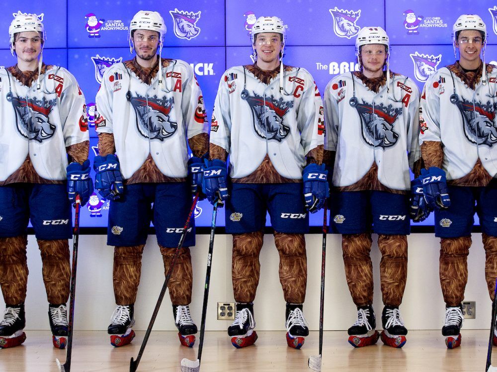 NHL - These Edmonton Oil Kings jerseys for Teddy Bear Toss