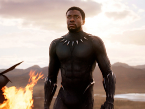 Chadwick Boseman in Marvel's Black Panther.