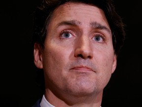Prime Minister Justin Trudeau takes part in a child care announcement in Ottawa, Dec. 15, 2021.