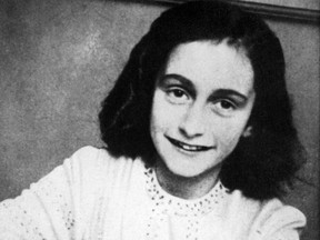A picture released in 1959 shows a portrait of Anne Frank taken in 1942.
