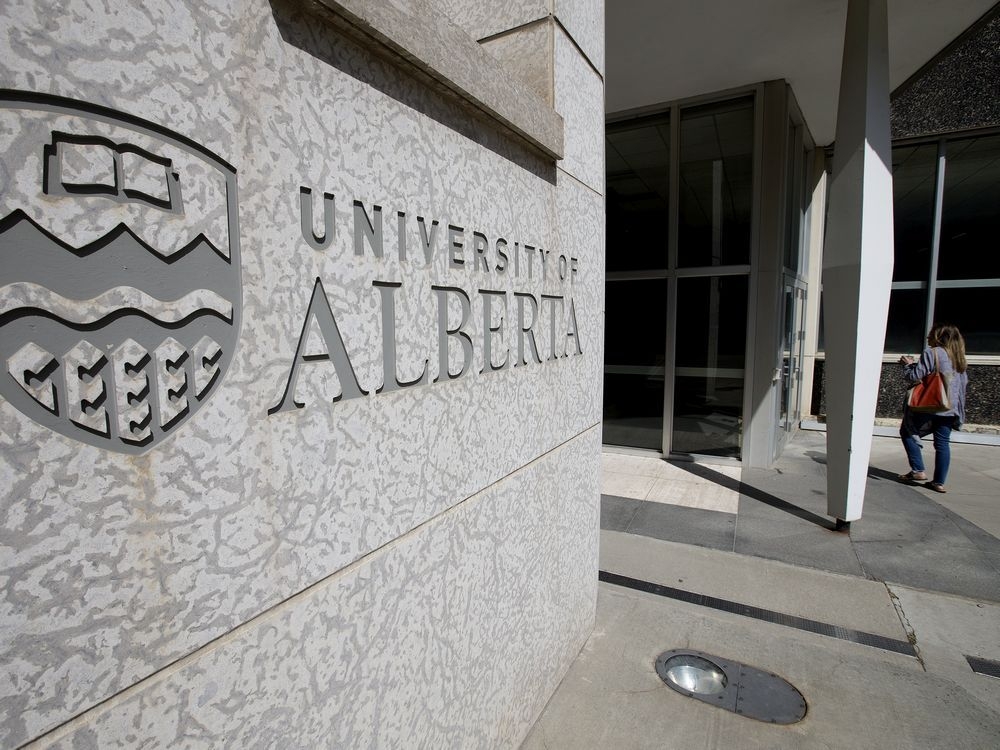 The education building at University of Alberta in Edmonton.
