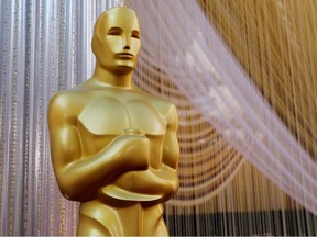 An Oscar statue stands along the red carpet arrivals area in preparation for the 92nd Academy Awards in Los Angeles, California, U.S., February 8, 2020.