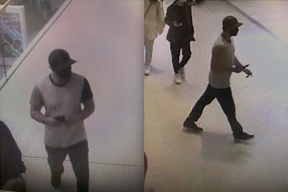 Edmonton police are searching for a suspect following a voyeurism complaint at West Edmonton Mall in February.