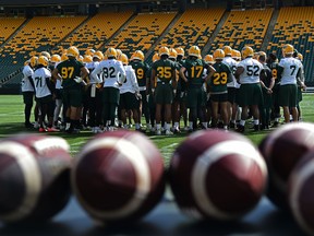 The Edmonton Elks kick off rookie camp at Commonwealth Stadium in Edmonton on Wednesday, May 11, 2022.