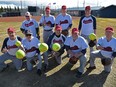 The Esso Bees will be playing in the plus-70's slowpitch division this year hoping to end an 0-63 losing skid that dates back to 2018 in St. Albert, April 28, 2022.