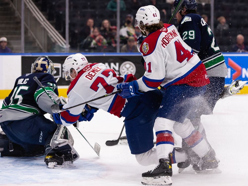 Seattle Thunderbirds forward Conner Roulette skates into the News Photo  - Getty Images