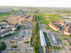 Land is being prepared for High Pointe at Clareview, a new transit oriented development in Edmonton.
