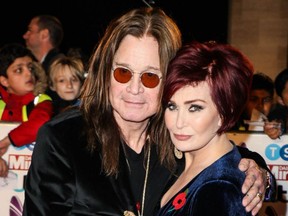 Ozzy and Sharon Osbourne at Pride of Britain awards 2017.