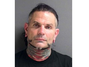 Jeff Hardy is pictured after he was pulled over by a state trooper early Monday, June 13, 2022, by the Florida Highway Patrol.