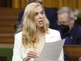 Minister of Sport Pascale St-Onge rises during Question Period in the House of Commons on Parliament Hill in Ottawa on Tuesday, June 14, 2022.