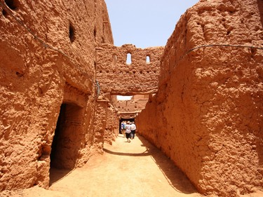 A 17th century kasbah in the village of Ouled Driss.