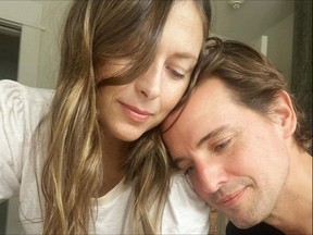 Maria Sharapova and fiance Alexander Gilkes are pictured in a photo posted on her Instagram account.