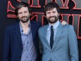 Matt and Ross Duffer appear at the "Stranger Things" season three screening in Hollywood, Calif., Nov. 9, 2019.