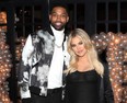 Tristan Thompson and Khloe Kardashian at his L.A. birthday party in 2018.