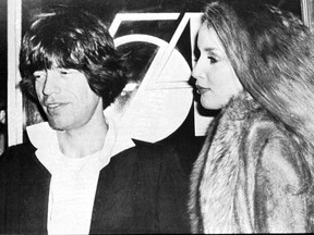 Mick Jagger and Jerry Hall at Studio 54 in 1978.
