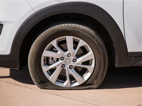 Eco-activists dubbed the Tyre Extinguishers have been targeting SUVs in Edmonton and across Canada.