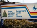 A detachment of the Alberta RCMP.