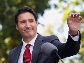 Prime Minister Justin Trudeau leaves after a cabinet shuffle in Ottawa, Aug. 31, 2022.