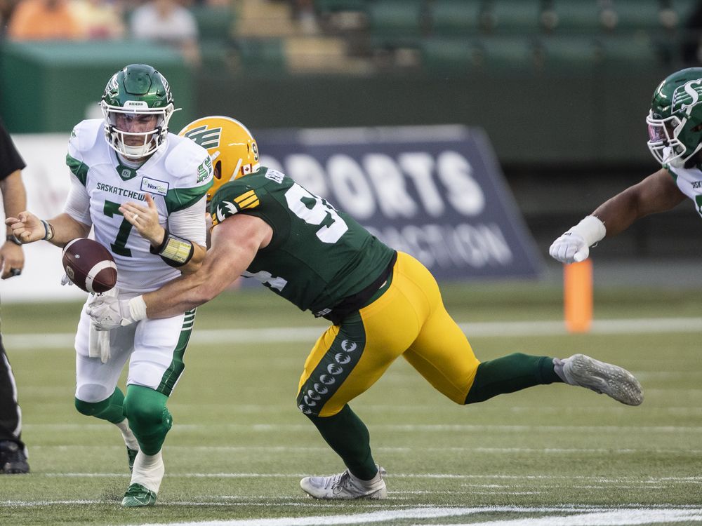A healthy Jake Ceresna adding to Edmonton Elks sack attack Edmonton Sun