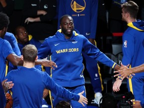 Draymond Green of the Golden State Warriors enters the court prior to the Washington Wizards v Golden State Warriors - NBA Japan Games at Saitama Super Arena on October 02, 2022 in Saitama, Japan.