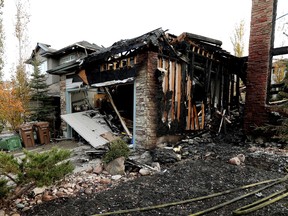 A Saturday morning fire on St. Albert's Kingsdale Crescent destroyed one home and damaged two others, a city spokesperson said.