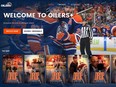 A screen capture of the new Oilers+ year-round streaming app launched by the Edmonton Oilers in October 2022. The service promises behind-the-scenes access to the team for $8.99 per month or $59.99 per year.