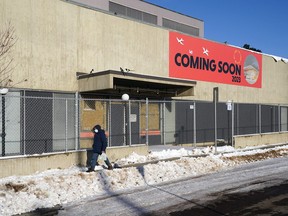 The proposed site of the new Boyle Street Community Services building on 101 Street at 107A Avenue in downtown Edmonton  on Friday, Nov. 11, 2022.