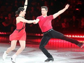 Retiring Canadian ice dancing stars Tessa Virtue and Scott Moir wow some 2,200 spectators at GFL Memorial Gardens Tuesday, Oct. 29, 2019 in Sault Ste. Marie, Ont.