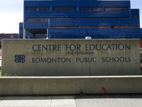 An exterior photo of Edmonton Public Schools' Centre For Education