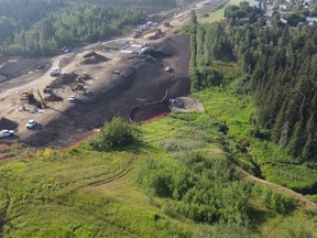 Work is underway on the new northeast Edmonton community of Marquis West by MLC Group.