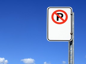 No parking sign getty images stock photo
