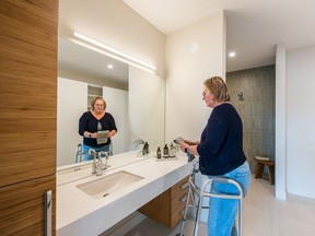 Linda Kowalyk visits an infill designed for assisted and accessible living by Garry Builders in the Calder neighbourhood.