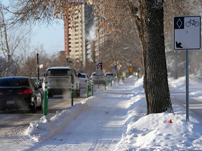 The City of Edmonton's pilot project of dual bicycle lanes on Victoria Promenade between 117 Street and 121 Street  is being cancelled after opposition from area residents. The total cost to install and dismantle the bicycle lanes will be $60,000.