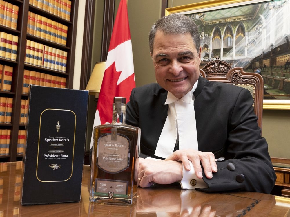 After 20 years of Scotch, Canada's speaker now has an official Canadian