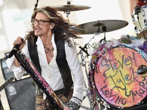 Steven Tyler was unable to perform on Friday night in Las Vegas.
