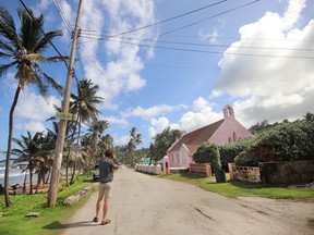 The sleepy and picturesque village of Bathsheba on the east coast of Barbados.