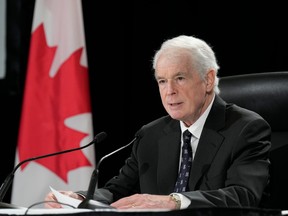 Justice Paul Rouleau releases his report on the Liberal government's use of the Emergencies Act, in Ottawa, Friday, Feb.17, 2023.