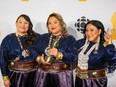 The Bearhead Sisters wins the Juno award for traditional Indigenous artist or group of the year at Saturday's Opening Night Awards.