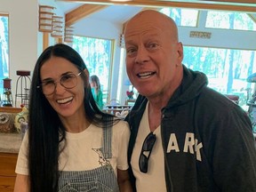 Demi Moore and her ex-husband Bruce Willis.
