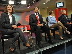 All provincial party leaders’ forum at CBC studios in Downtown Edmonton in 2012.