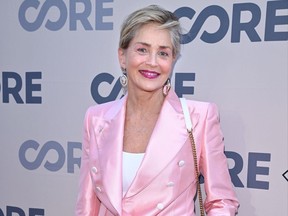 Sharon Stone attends Sean Penn's non-profit organization's CORE Gala on June 11, 2022.