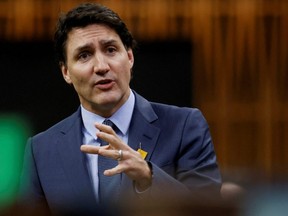 Prime Minister Justin Trudeau speaks during Question Period in the House of Commons on Parliament Hill in Ottawa, April 26, 2023.