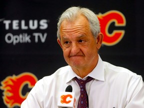 Former Calgary Flames head coach Darryl Sutter.
