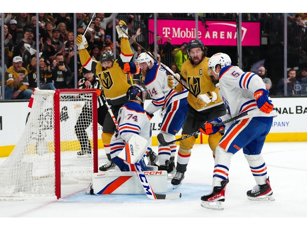 Photograph : Golden Knights vs Oilers in Game 5 