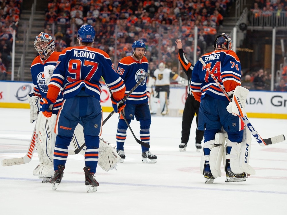 Photograph : Golden Knights vs Oilers in Game 5 