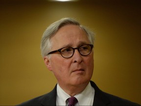 Richard Fadden, former National Security Advisor to the Prime Minister, appears at Senate national security and defence committee in Ottawa on April 27, 2015.