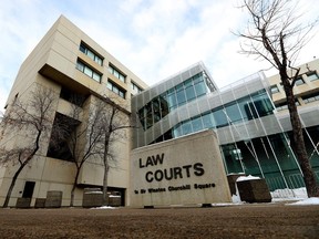 The Edmonton Law Courts building.