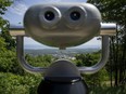 Views of Georgian Bay and the town of Collingwood are seen from the top of Blue Mountain on Thursday, June 30, 2022.