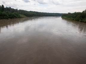 People and pets should be cautious around the North Saskatchewan River for the next few days, the city said on Thursday, June 16, 2022, as water levels are expected to rise.