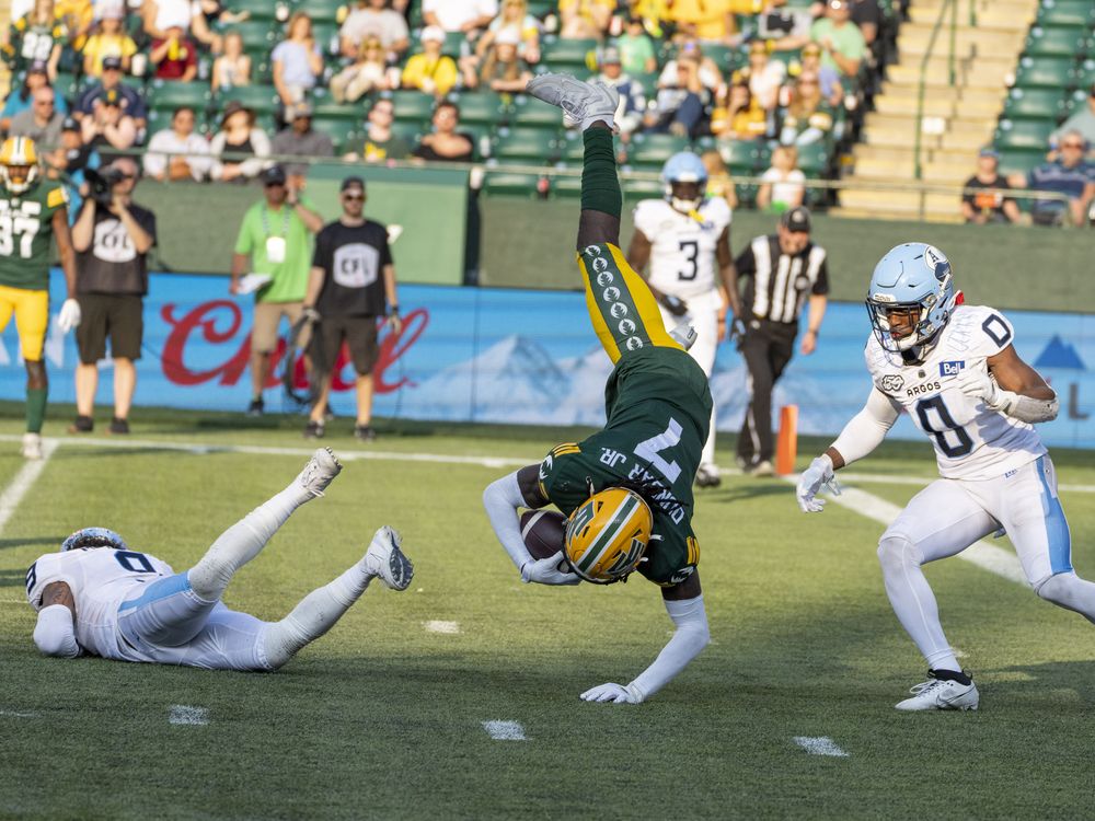 Edmonton's Dunbar faces old squad as Elks, Ticats meet in matchup of  struggling teams - Lacombe Express